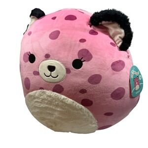Squishmallows Jalísca Pink Leopard Spotted Plush‎ Toy 14" Pillow Plush Gift Kids